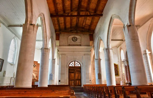 Saint Martin de Ré, Francja - 25 września 2016: Kościół — Zdjęcie stockowe