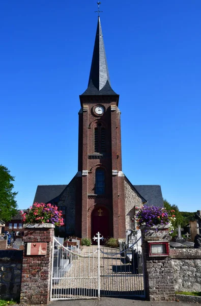 Vascoeuil, France - october 4 2016 : Saint Martial church — Stock Photo, Image