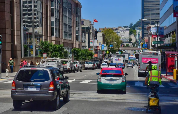 San Francisco; USA - july 13 2016 : city center — Stock Photo, Image