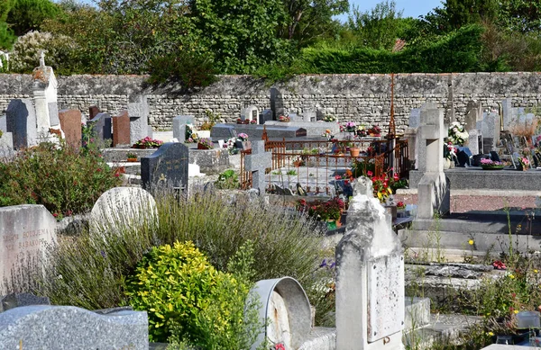 Loix, france - 26. september 2016: friedhof — Stockfoto