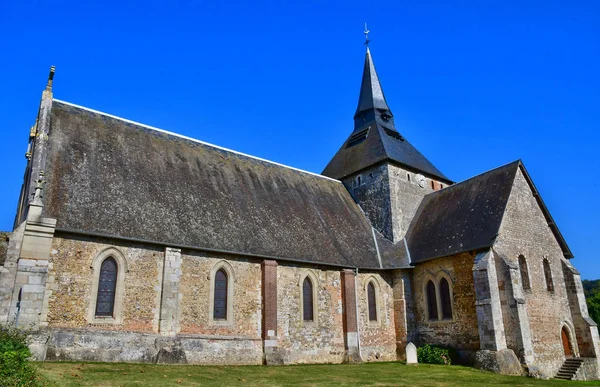 Perriers sur Andelle, France - 4 octobre 2016 : église — Photo