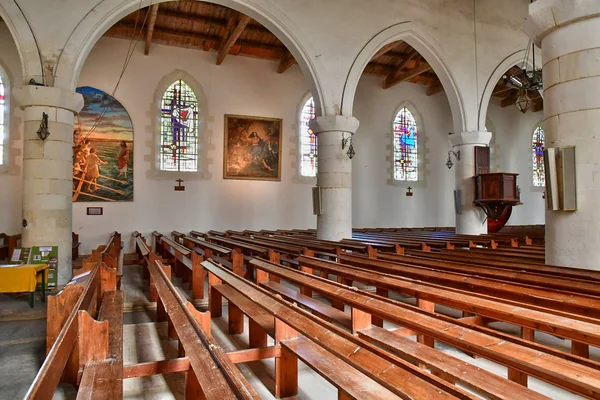 Sainte Marie de Re, Francia - 25 de septiembre de 2016: Notre Dame chur — Foto de Stock