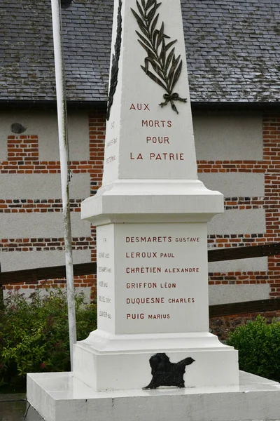 Ry, France - 23 juin 2016 : Mémorial de guerre — Photo