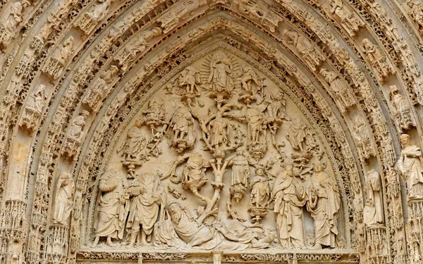 Rouen, França - 26 de novembro de 2016: catedral — Fotografia de Stock