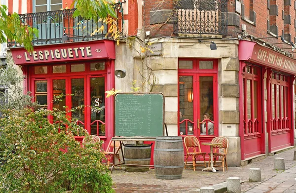 Rouen, France - november 26 2016 : restaurant — Stock Photo, Image