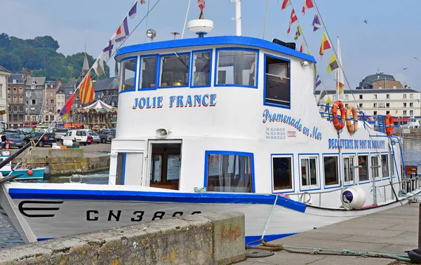 Honfleur, France - august 18 2016 : picturesque city in summer — Stock Photo, Image