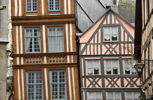 Rouen, Francia - 26 novembre 2016: il centro storico — Foto Stock