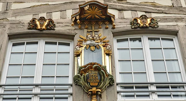 Rouen, France - november 26 2016 : the historical city center — Stock Photo, Image
