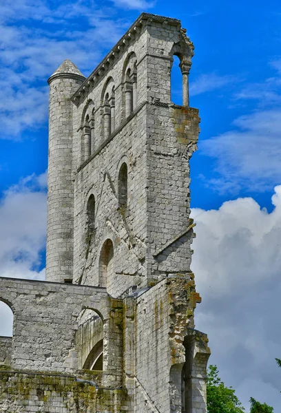 Jumieges, França - 22 de junho de 2016: Abadia de São Pedro — Fotografia de Stock