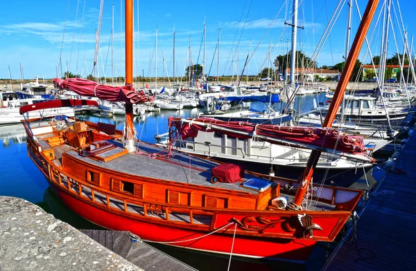 Ars en Re, France - september 26 2016 : port — Zdjęcie stockowe