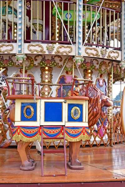 Honfleur, France - august 18 2016 : picturesque carousel — Stock Photo, Image