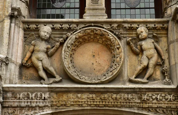 Rouen, Francia - 26 novembre 2016: il centro storico — Foto Stock