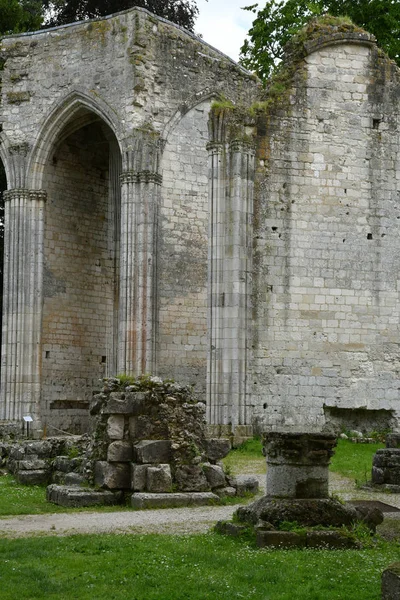 Jumieges, França - 22 de junho de 2016: Abadia de São Pedro — Fotografia de Stock