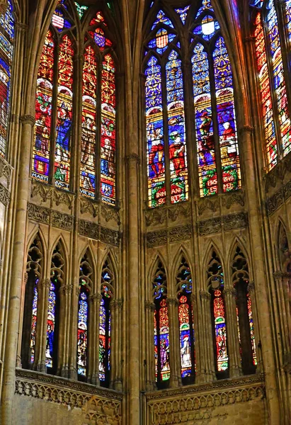 Metz, franz - 25. juli 2016: die Kathedrale — Stockfoto