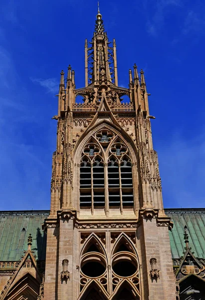 Metz, France - july 25 2016 : the cathedral — Stock Photo, Image