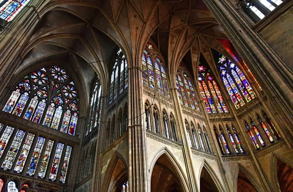 Metz, France - 25 juillet 2016 : la cathédrale — Photo