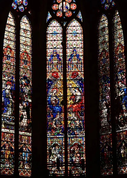 Metz, Francia - 25 de julio de 2016: la catedral — Foto de Stock