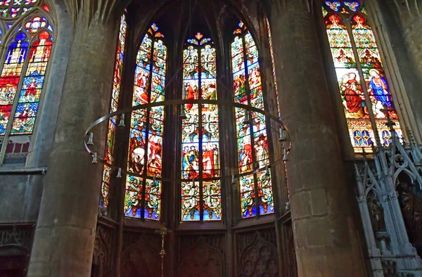 Metz, Fransa - 25 Temmuz 2016: Saint Martin Kilisesi — Stok fotoğraf