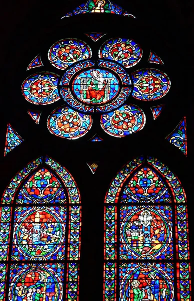 Reims, France - july 25 2016 : Notre Dame cathedral — Stock Photo, Image