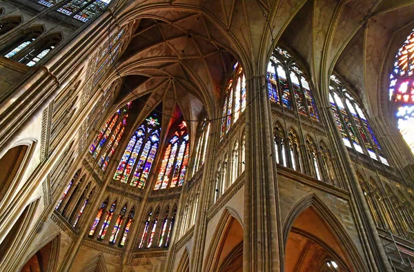 Metz, France - july 25 2016 : the cathedral — Stock Photo, Image