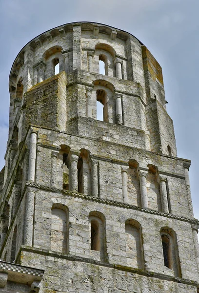 Jumieges, Francia - 22 giugno 2016: Abbazia di Saint Pierre — Foto Stock