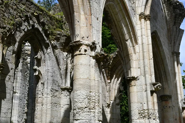 Jumieges, France - june 22 2016 : Saint Pierre abbey — Stock Photo, Image