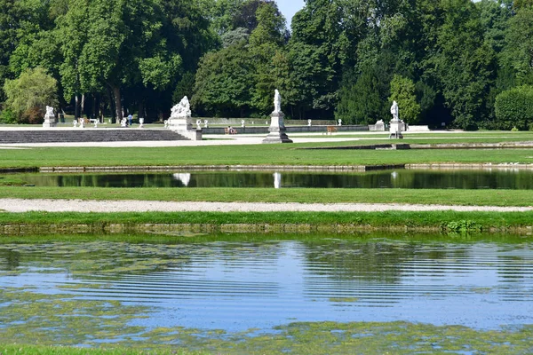 Chantilly, França - 14 de agosto de 2016: castelo de Chantilly — Fotografia de Stock