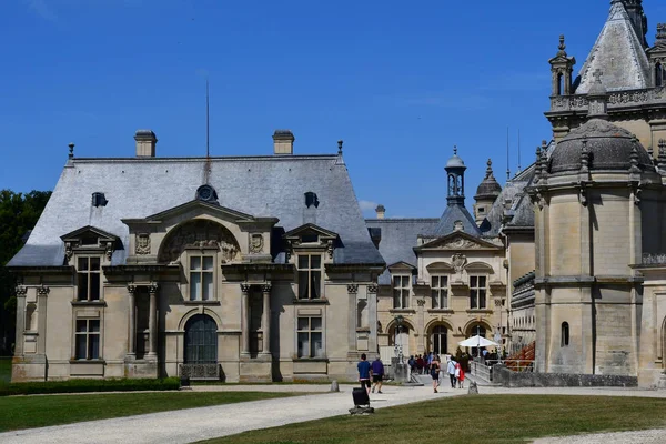 Chantilly, Francia - 14 agosto 2016: castello di Chantilly — Foto Stock