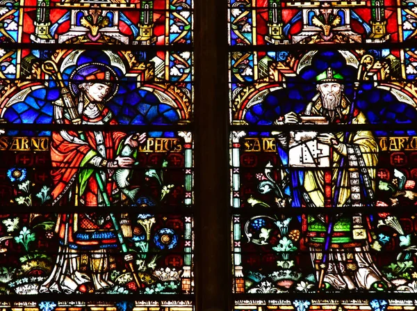 Metz, Ranska - heinäkuu 25 2016: katedraali — kuvapankkivalokuva