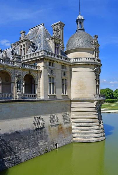 Chantilly, França - 14 de agosto de 2016: castelo de Chantilly — Fotografia de Stock