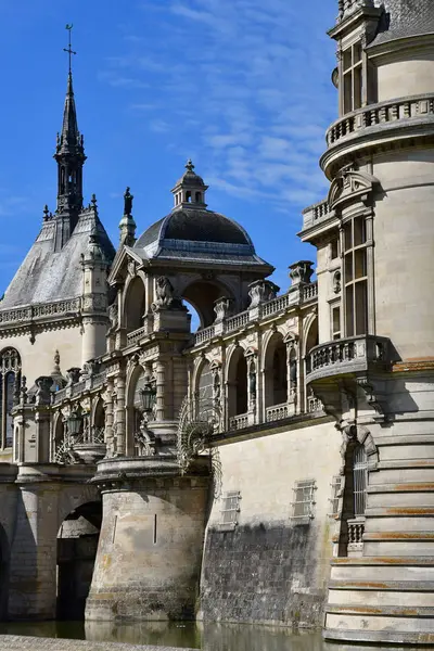 Chantilly, Francia - 14 agosto 2016: castello di Chantilly — Foto Stock