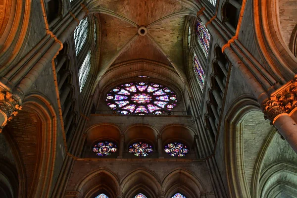 Reims, França - 25 de julho de 2016: Catedral de Notre Dame — Fotografia de Stock
