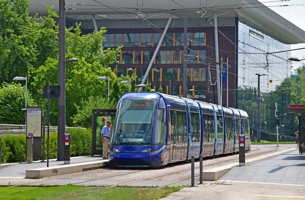 Strasburgo, Francia - 24 luglio 2016: tram — Foto Stock