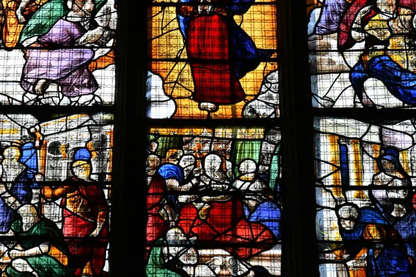 Buchy, France - june 23 2016 : Notre Dame church — Stock Photo, Image