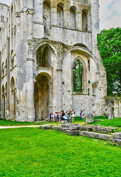 Jumieges, France - june 22 2016 : Saint Pierre abbey — Stock Photo, Image