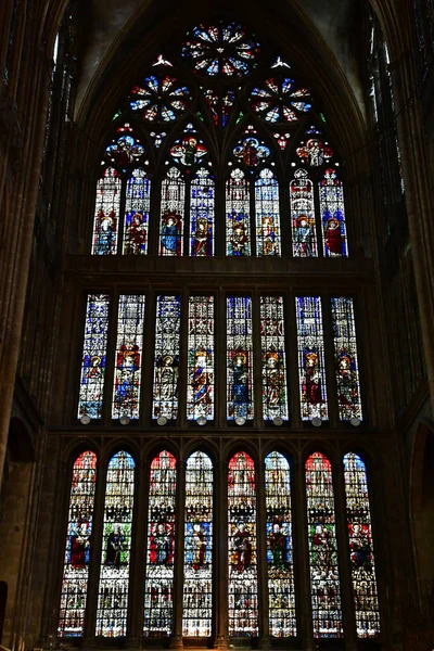 Metz, franz - 25. juli 2016: die Kathedrale — Stockfoto