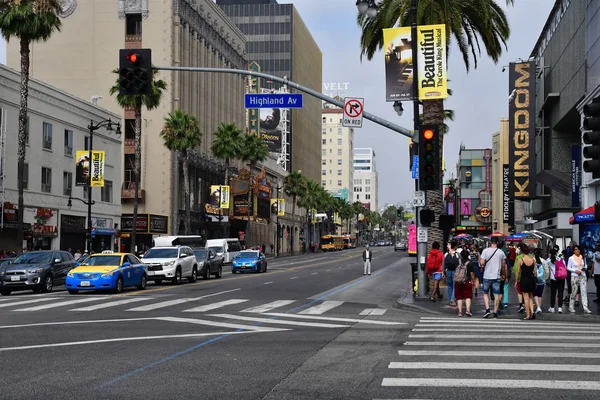 Los Angeles, USA - 16 luglio 2016: Hollywood Boulevard — Foto Stock