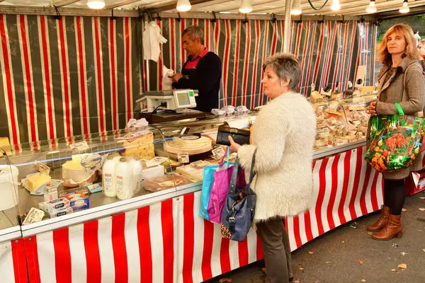 Verneuil sur Seine; França - 16 de outubro de 2016: mercado de automóveis — Fotografia de Stock