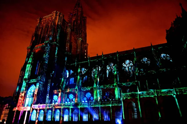 Strasbourg ; France - 24 juillet 2016 : Cathédrale Notre Dame — Photo