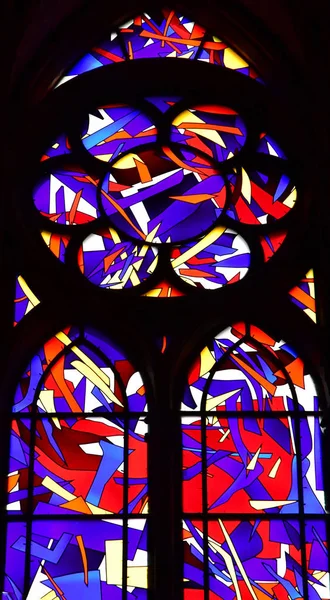 Reims, Frankreich - 25. Juli 2016: Kathedrale Notre Dame — Stockfoto