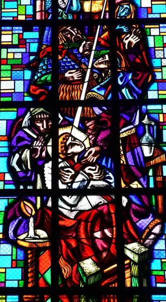 Eguisheim, France - july 23 2016 : saint Pierre saint Paul churc — Stock Photo, Image