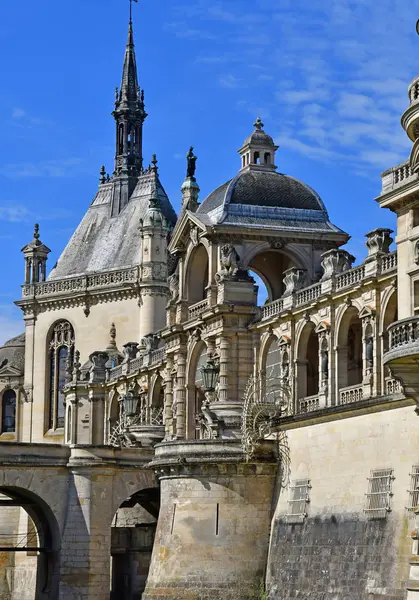 Chantilly, Francia - 14 agosto 2016: castello di Chantilly — Foto Stock