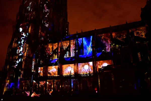 Strasbourg ; France - 24 juillet 2016 : Cathédrale Notre Dame — Photo