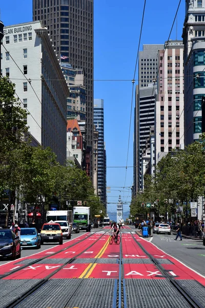 San Francisco; USA - július 13 2016: a városközpont — Stock Fotó
