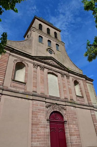 Neuf Brisach, France - july 23 2016 : Saint Louis Church — Stockfoto