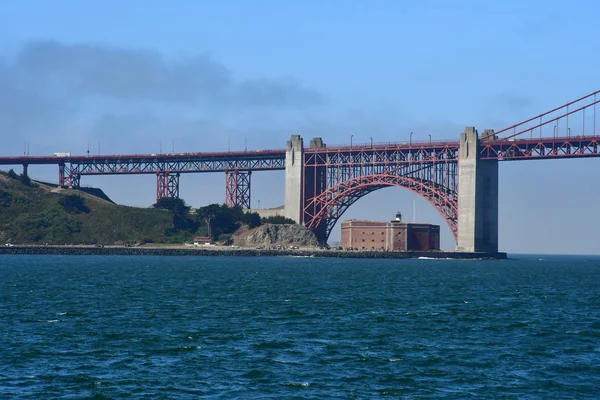 San Francisco; USA - juli 13 2016: Golden Gate brug — Stockfoto