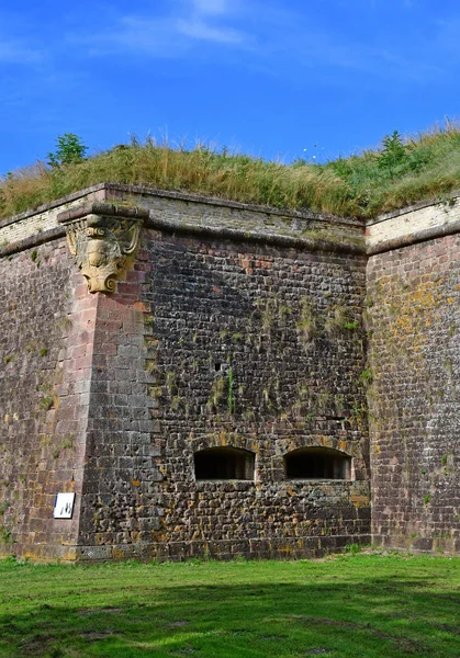 Neuf Brisach, France - july 23 2016 : fortification in summer — Stock Photo, Image