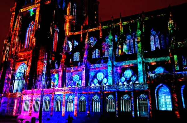 Strasbourg ; France - 24 juillet 2016 : Cathédrale Notre Dame — Photo