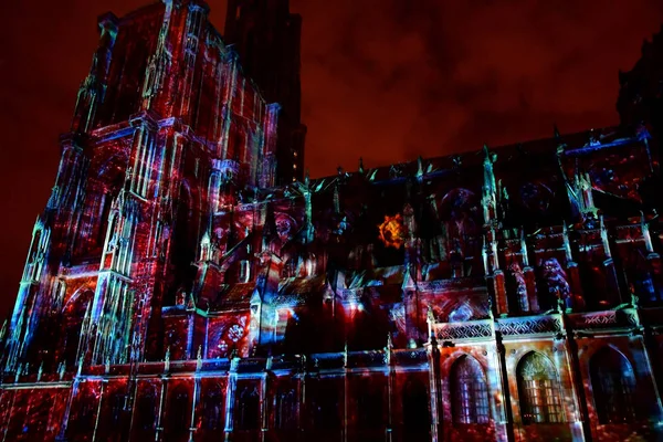 Strasbourg ; France - 24 juillet 2016 : Cathédrale Notre Dame — Photo