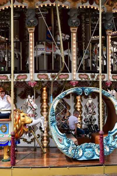 Strasbourg, Frankrijk - 22 juli-2016: carrousel — Stockfoto